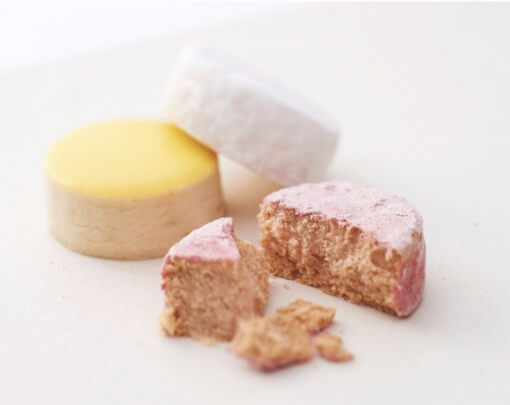 黄色・白・ピンク3種類のポルボロンクッキー